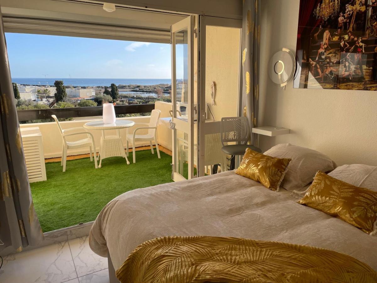 Showtime Naturiste Port Nature 6 Parking Prive Clim Ascenseur Vue Mer Agde Exterior foto