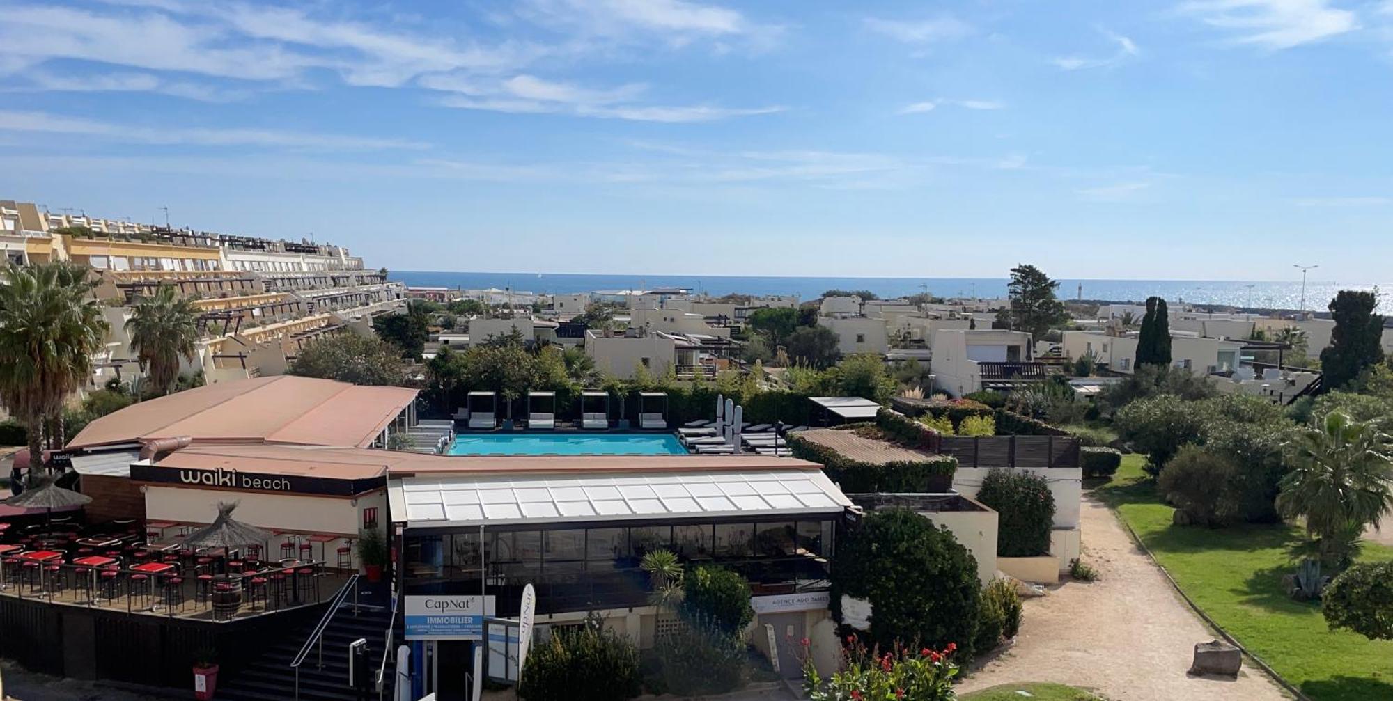 Showtime Naturiste Port Nature 6 Parking Prive Clim Ascenseur Vue Mer Agde Exterior foto